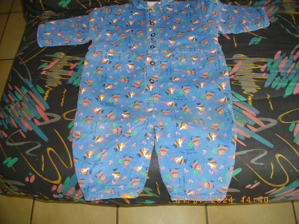 Combinaison bleue -Taille : 18 mois Vêtements enfants