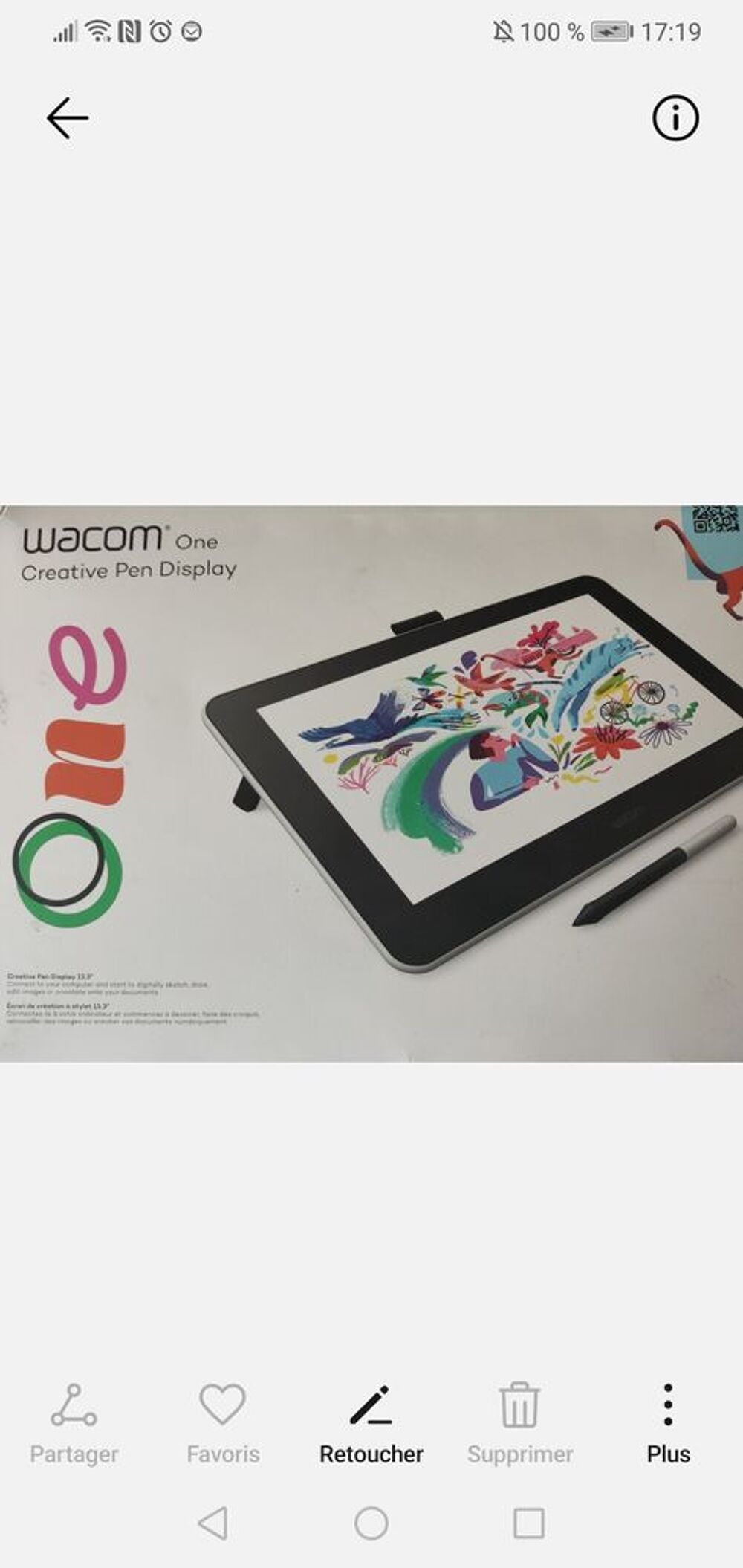 Tablette graphique WACOM ONE 13 &eacute;tat quasi neuf Matériel informatique