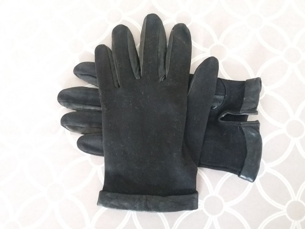 Lot de 2 paires de gants en cuir Maroquinerie