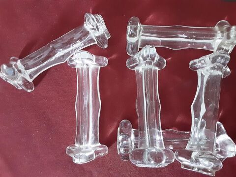 6 repose- couverts en verre massif transparent 15 Pontoise (95)