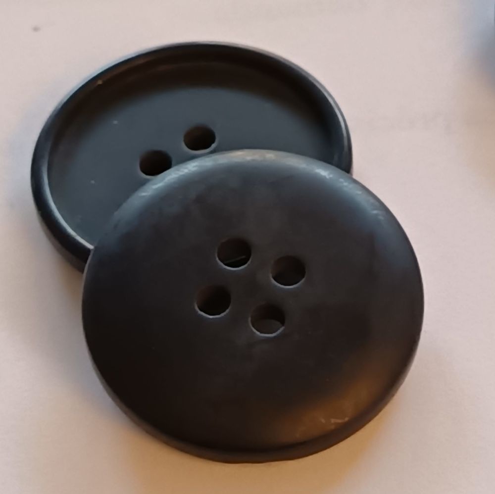 Rare ensemble de 19 boutons couture - D&eacute;grad&eacute; de Bleus - 
