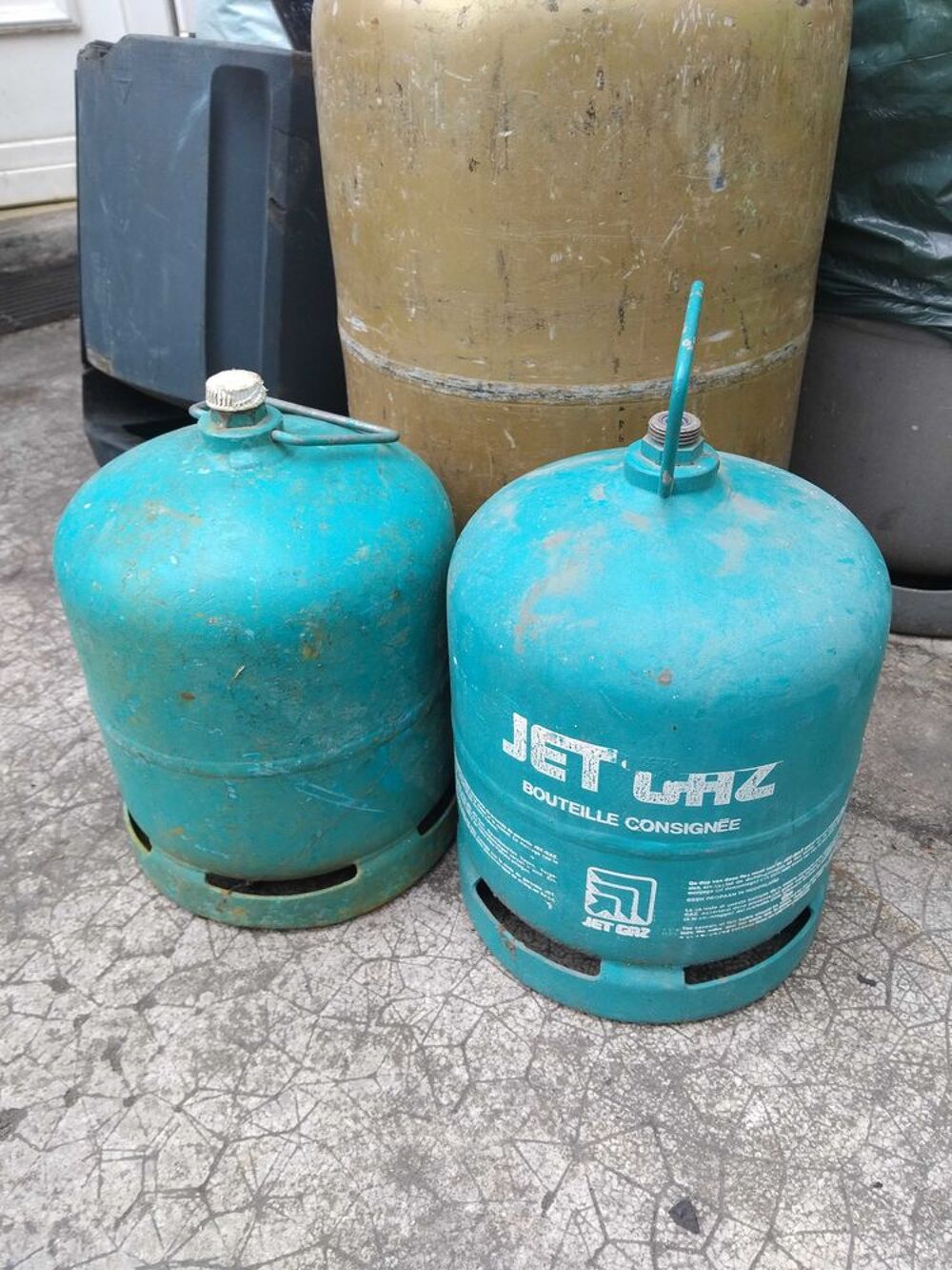 bouteille de gaz rechargeable Décoration