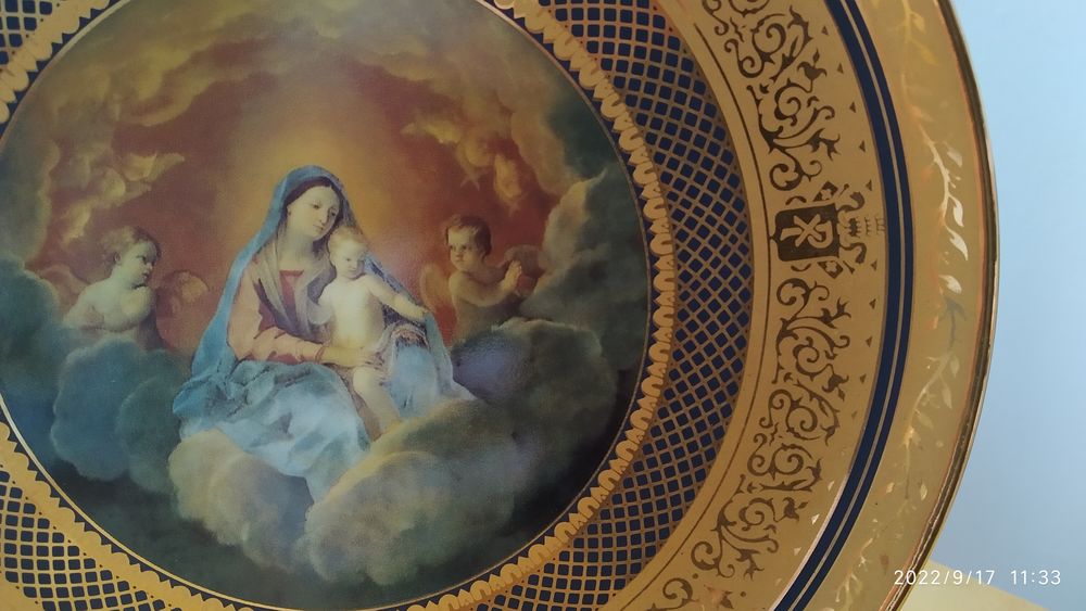 Assiette M&eacute;dailler Franklin Décoration