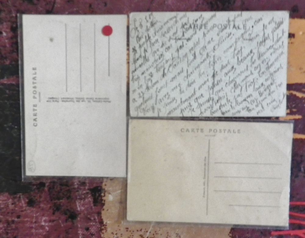 LOT DE 3 CARTES POSTALES ATTAINVILLE 