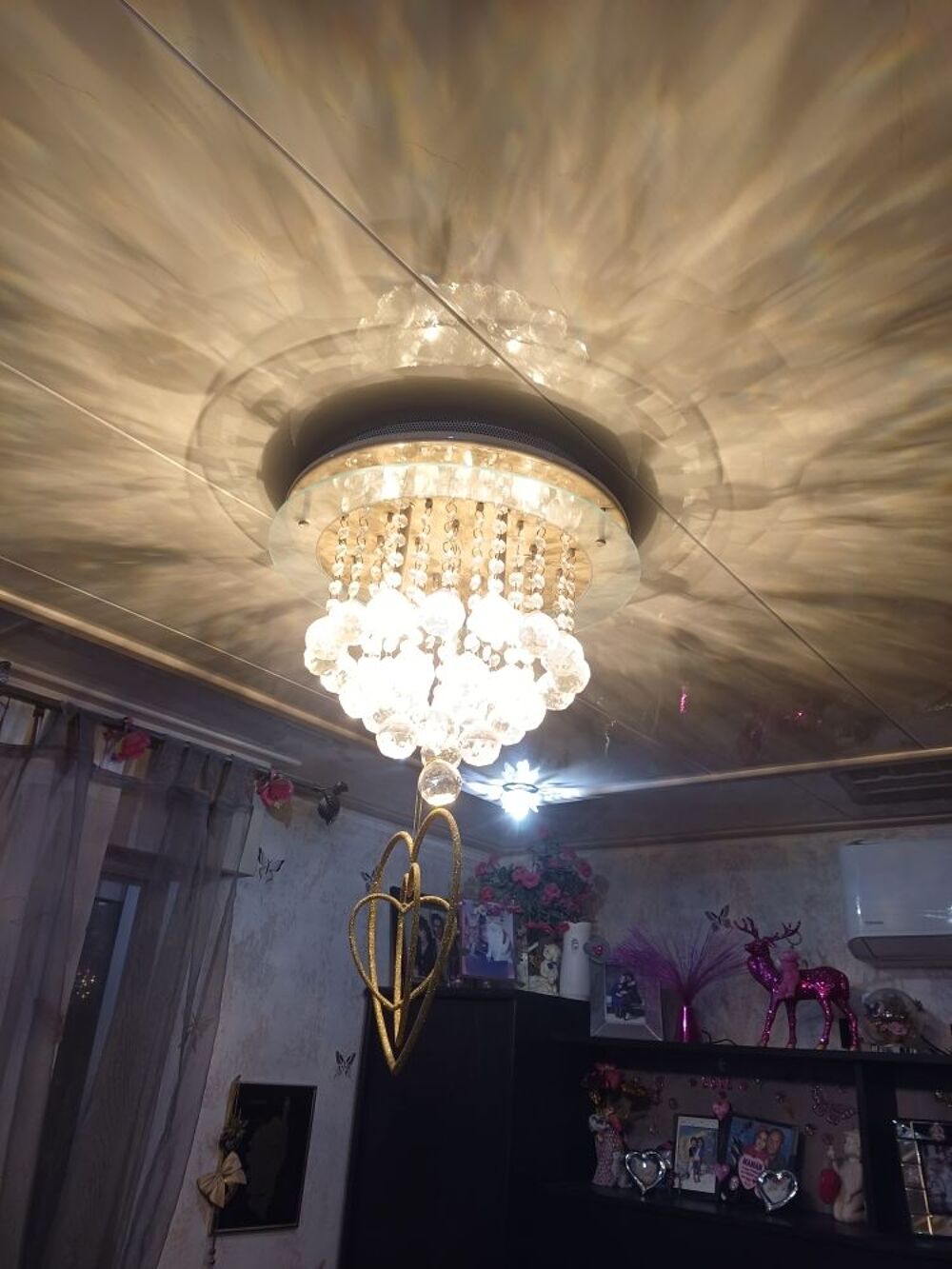 plafonnier lustre cristal Décoration