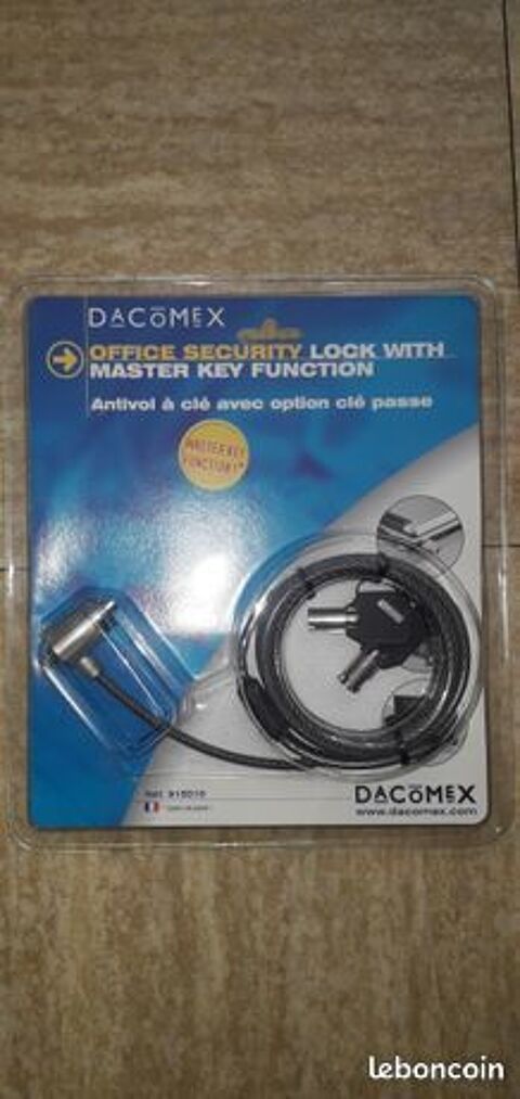 Cble antivol informatique dacomex neuf 8 Paris 18 (75)