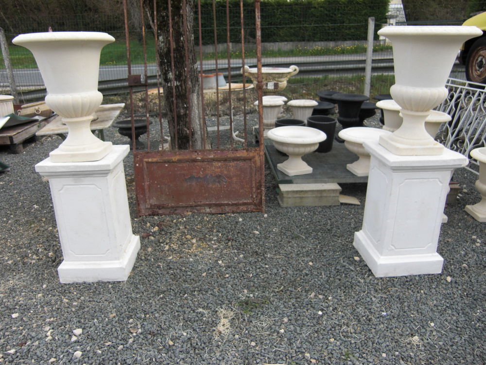 Base pour vase, statue en pierre Décoration