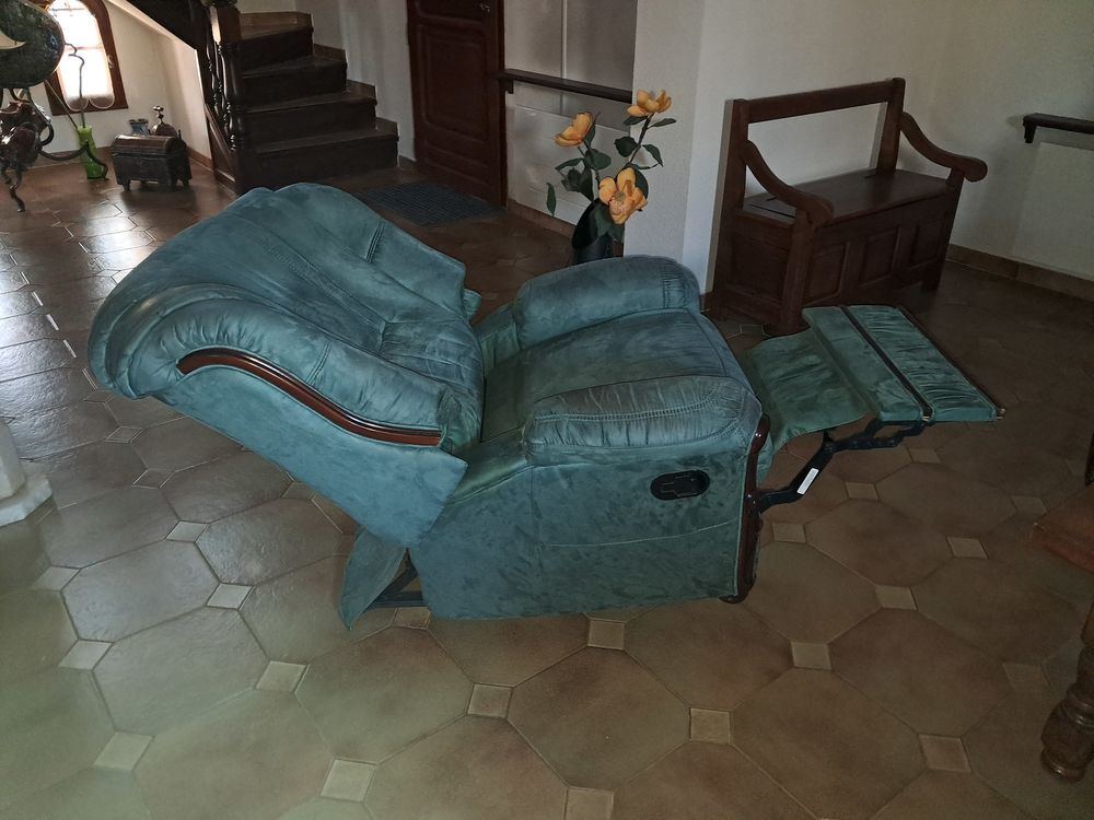 Fauteuil inclinable vert Meubles