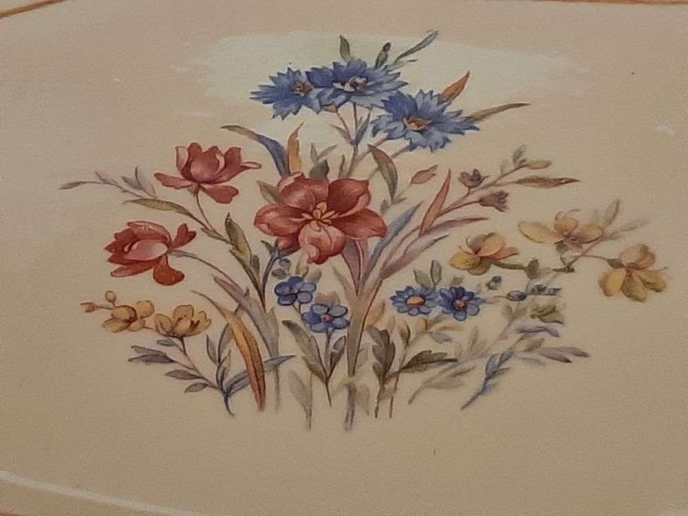 tr&egrave;s belle Assiette v&eacute;ritable porcelaineLimoges Cuisine