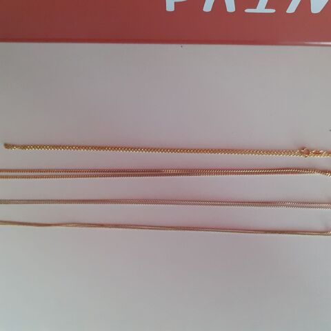 Chaines plaqu� or 5 Roanne (42)