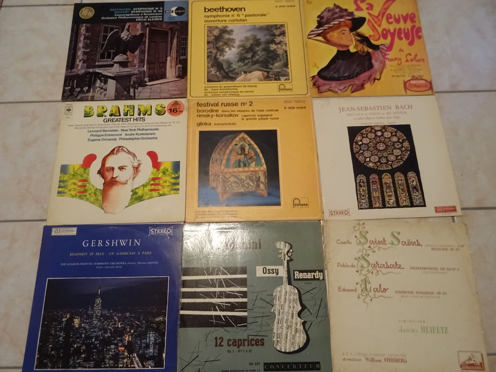 disques musique classique 33 tours CD et vinyles