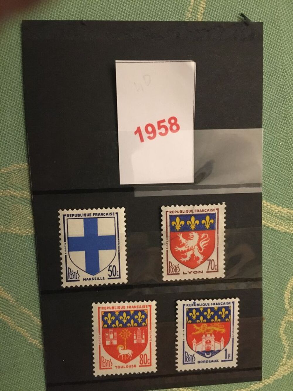 Timbres de Collection de France Neufs ** 1958 