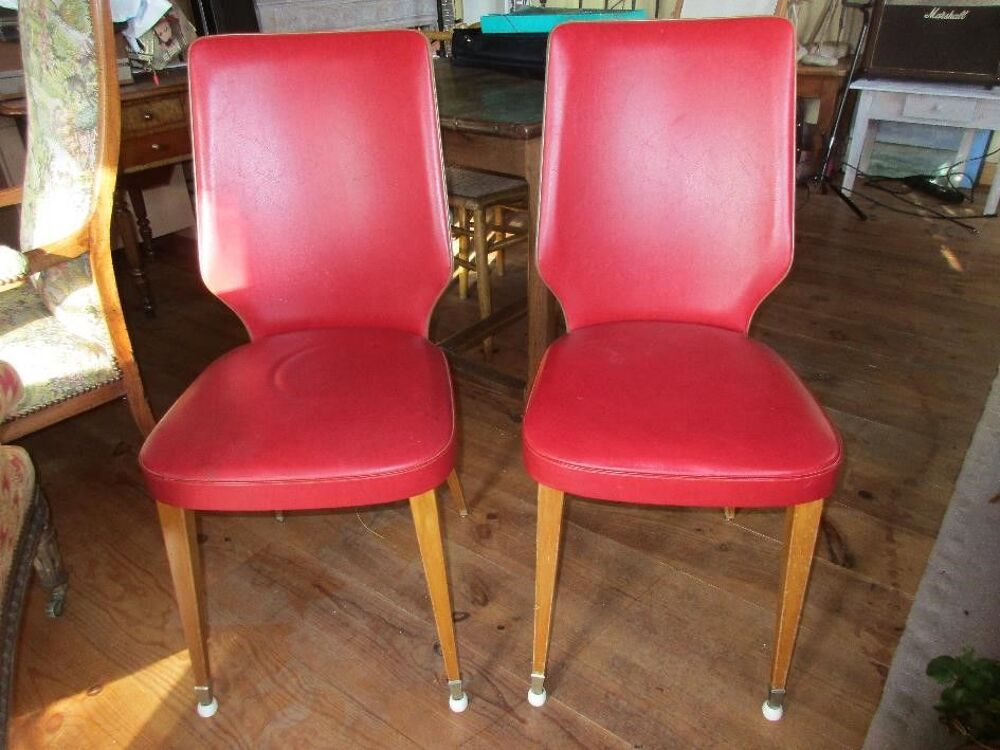 2 chaises vintage des ann&eacute;es 1960 Meubles