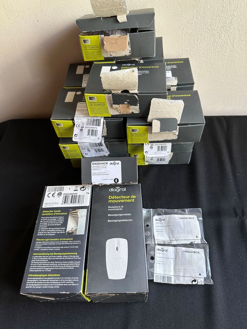 Diagral : Pack alarme connect&eacute;e "Optimal DIAG12CSF" Bricolage