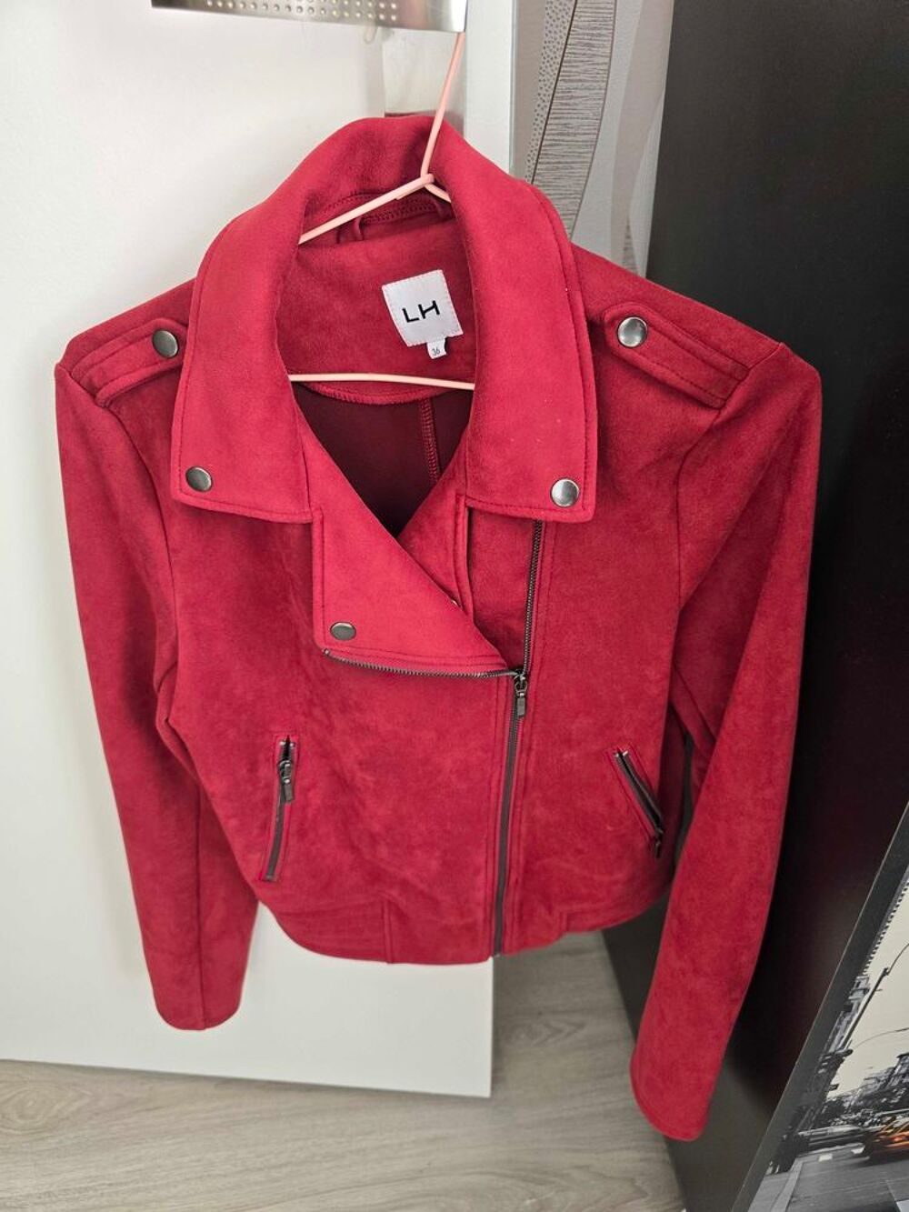 blouson rouge Vêtements