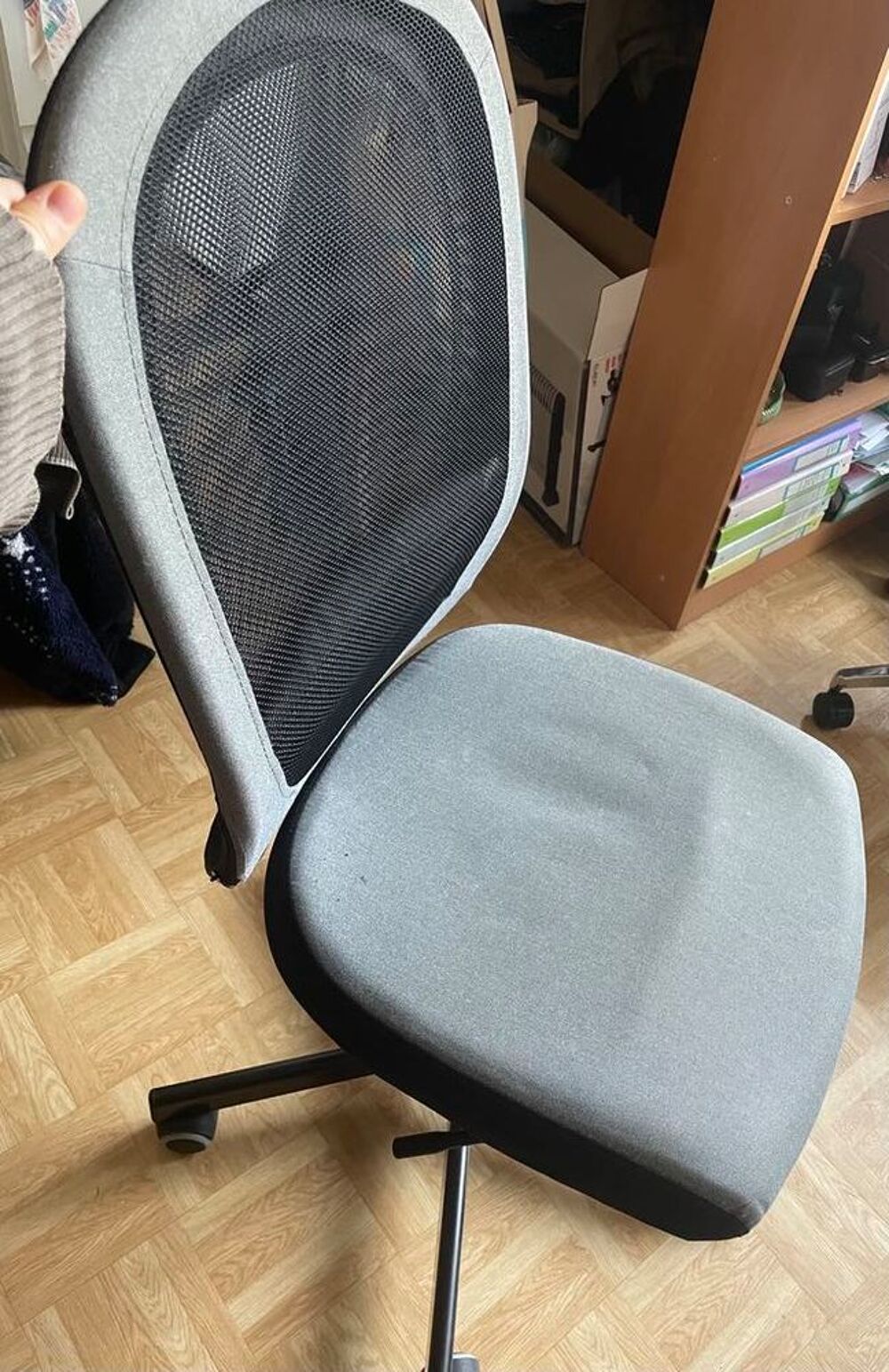Chaise de bureau ergonomique gris anthracite Meubles