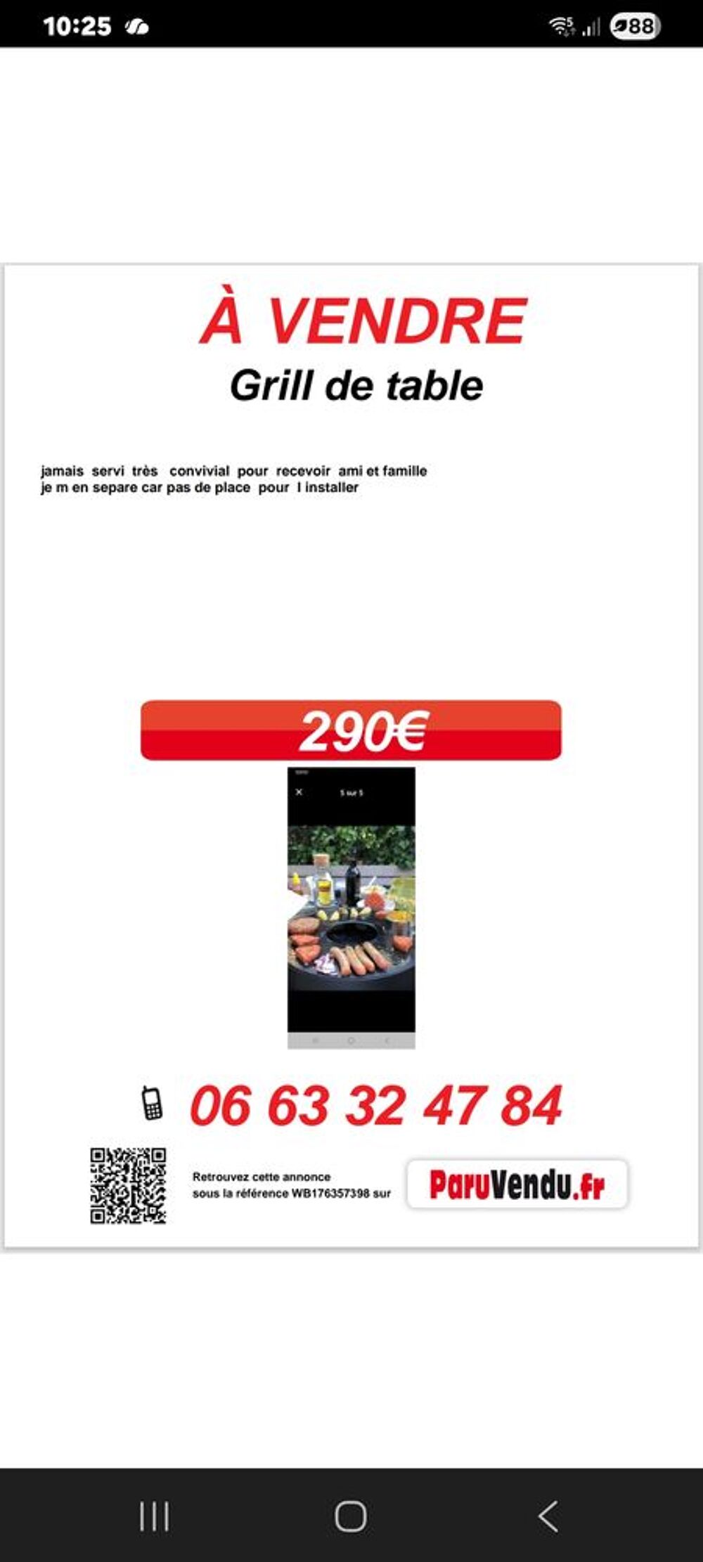 Grill de table Electrom�nager