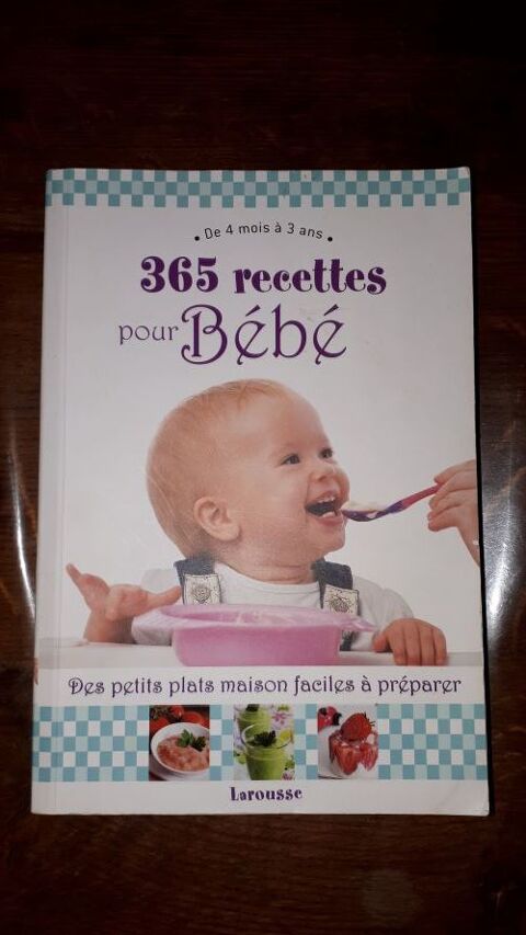 Livre 365 recettes pour bébé 2 Villiers (86)