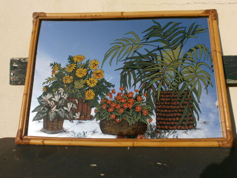 Grand cadre miroir vintage 30 Legé (44)