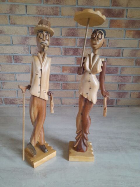 COUPLE CUBAIN en BOIS Éragny (95)