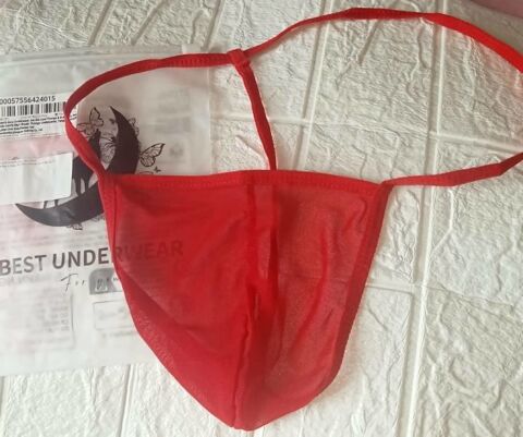 STRING ficelle rouge homme TU 6 Lyon 9 (69)