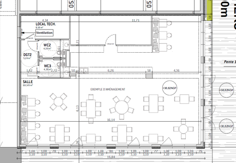 Local zone Atlantis pour boulangerie 78000 44800 St herblain