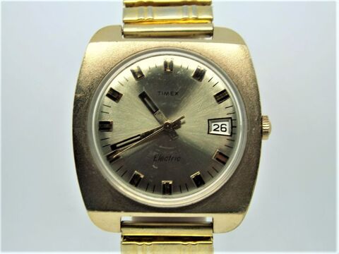 Belle montre Timex Electric plaqu or annes 1960 49 Larroque (31)