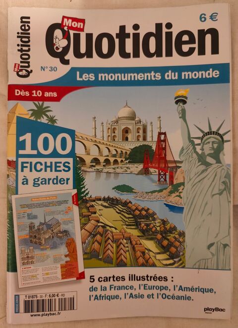 Magazine  MonQuotidien : les monuments du monde  - n°30 1.5 Saint-Chéron (91)