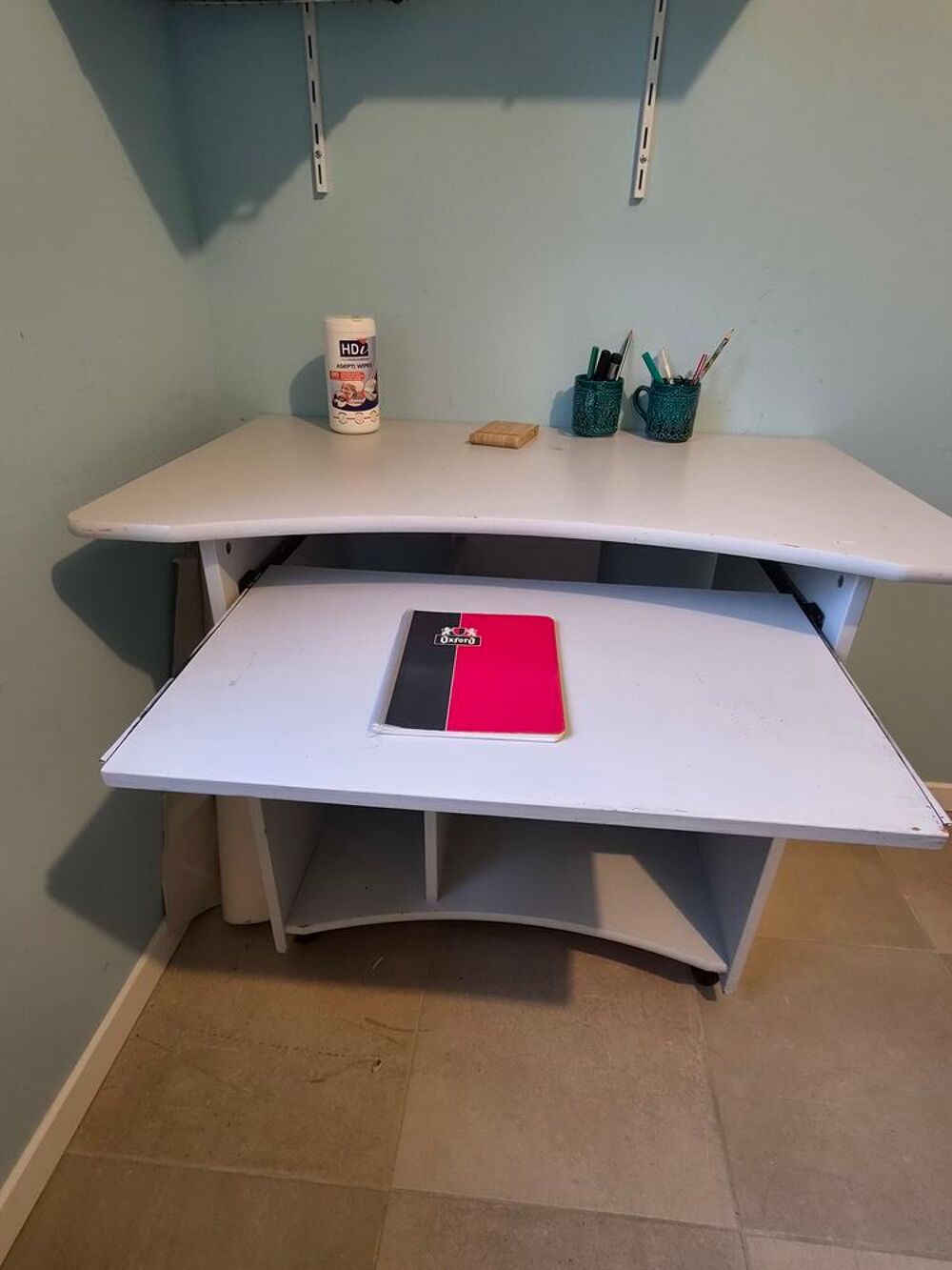 bureau informatique 
blanc
BIGANOS Meubles