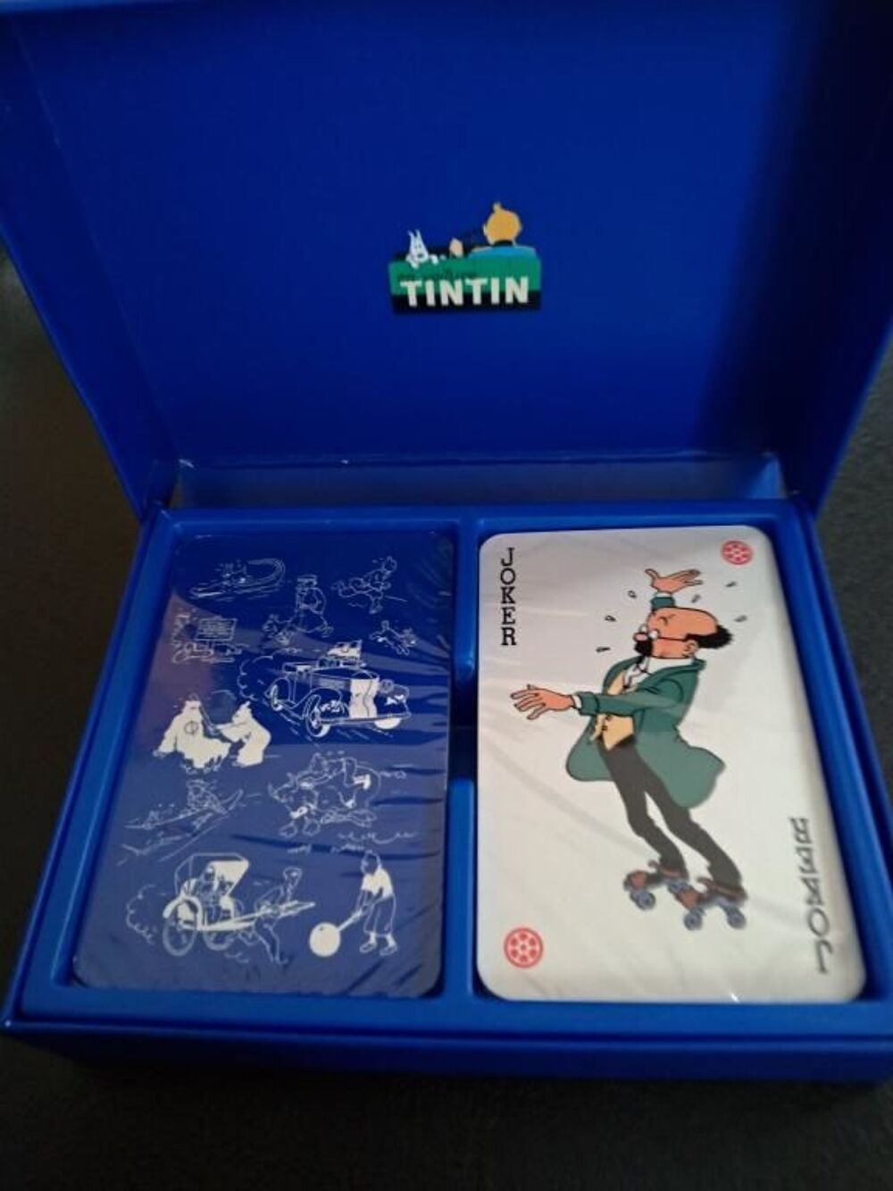 Coffret de jeu de cartes &agrave; jouer Tintin Jeux / jouets