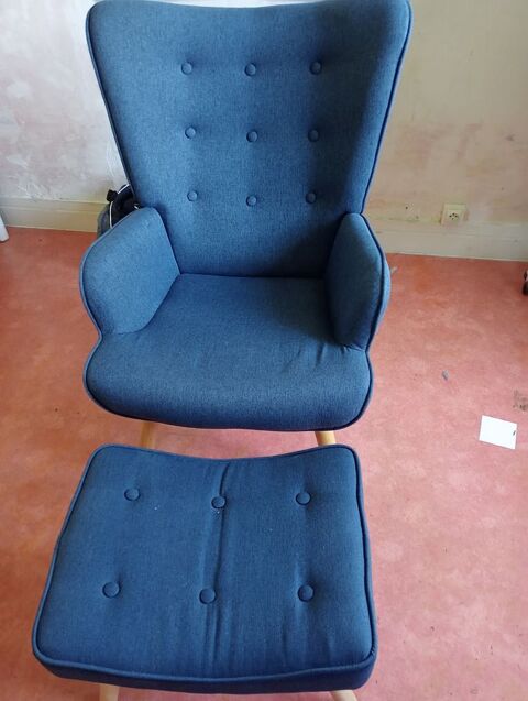 Fauteuils scandinave et son pouf 50 Rillieux-la-Pape (69)