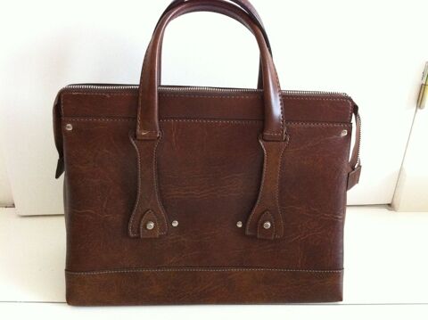 Sac � main, femme, marron, cuir 15 Marseille 10 (13)