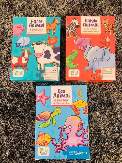 3 boites de 6 puzzles
Neuf jamais ouvert 13 Pontivy (56)