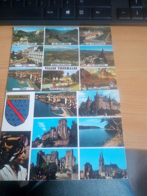 LOT DEUX CARTES POSTALES  VILLES THERMALES ET LE BO 5 Levainville (28)