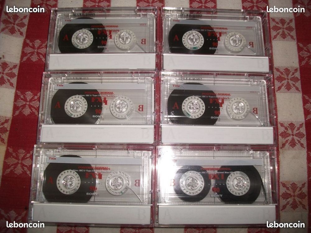 Cassettes Audio de 90 minutes r&eacute;enregistrables.
Audio et hifi