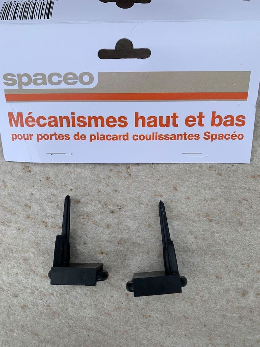 Placard rail haut SPACEO blanc L 194 cm neuf	 Bricolage