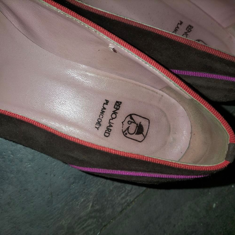 Ballerine tout cuir Renouard Planco&euml;t pointure 38 tr&egrave;s bon &eacute; Chaussures