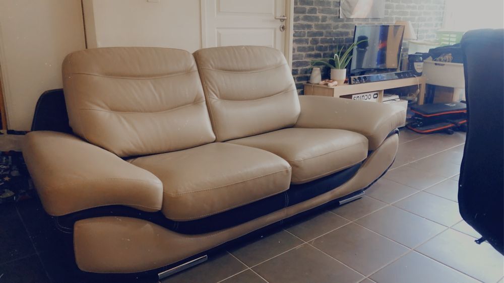 Superbe canap&eacute; cuir Italie Meubles