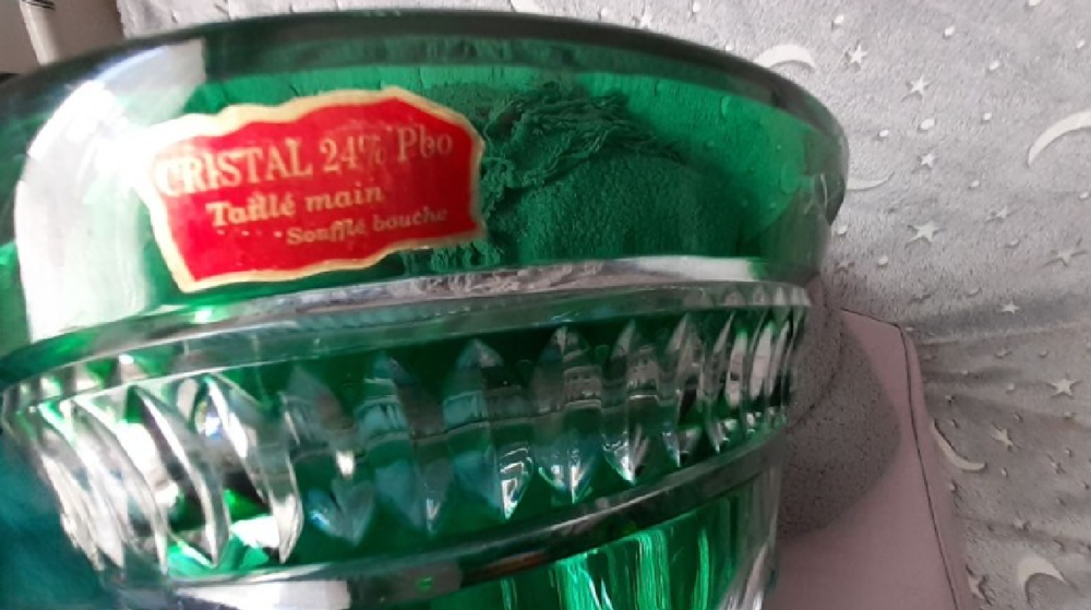 vase de cristal artisanale 