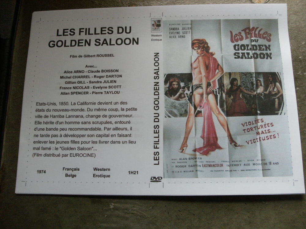 Film : " Les filles du golden saloon " DVD et blu-ray