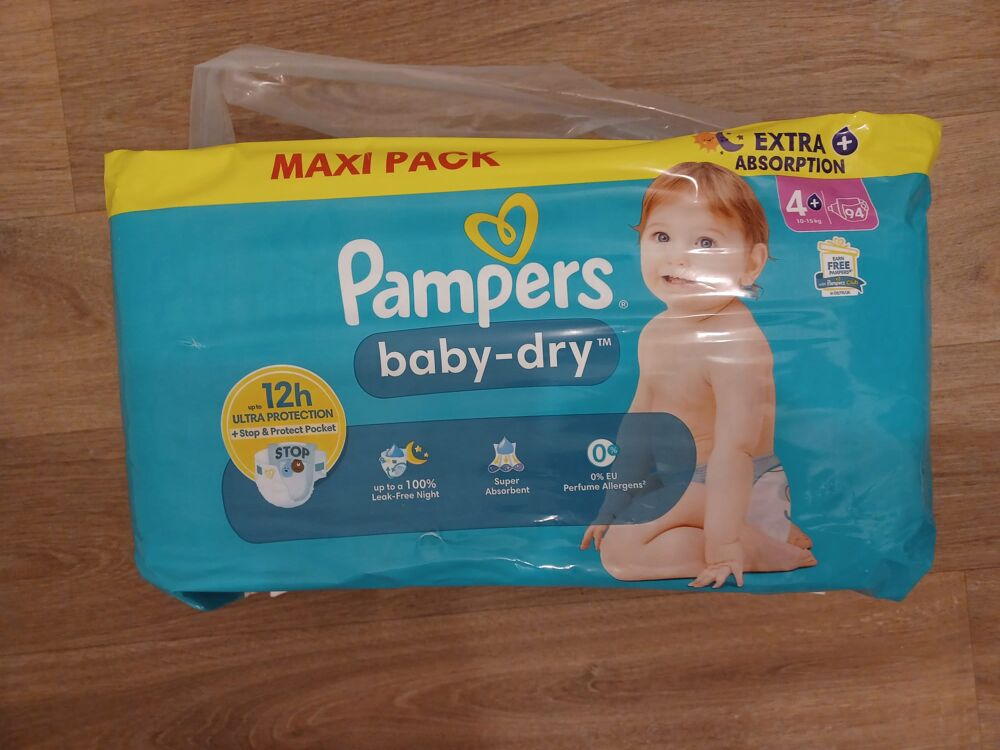 Maxipack Couches PAMPERS Baby -dry et Harmonie Taille 2 &agrave; 6 Pu�riculture