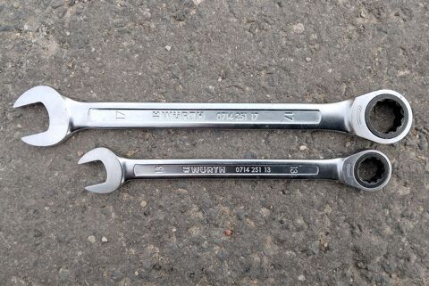 WURTH Cl� mixte � cliquet 72 dents 13/17 40 Saint-Jean-de-Fos (34)