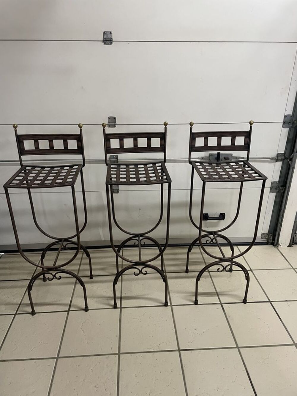 LOT 3 TABOURETS DE BAR Meubles