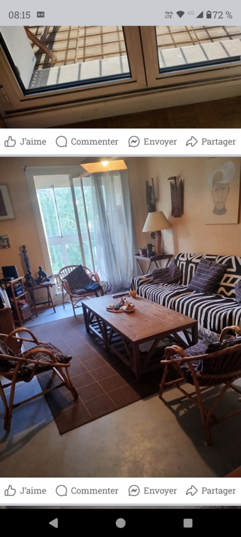 Location Chambre Chambre meublée chez l'habitant,12 M2 avec balcon Rennes