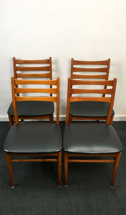 4 chaises scandinaves vintage 350 Paris 19 (75)