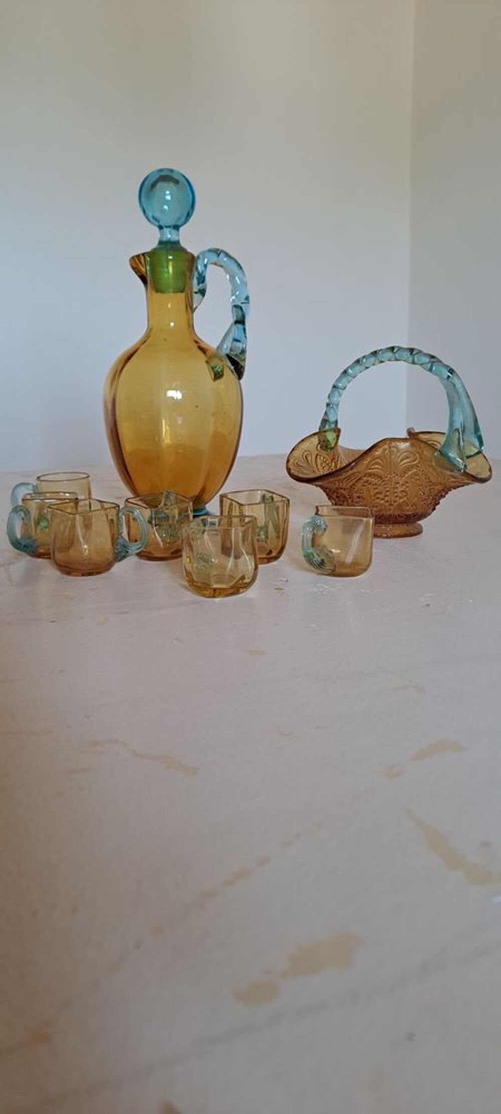 Service &agrave; liqueur ancien Décoration