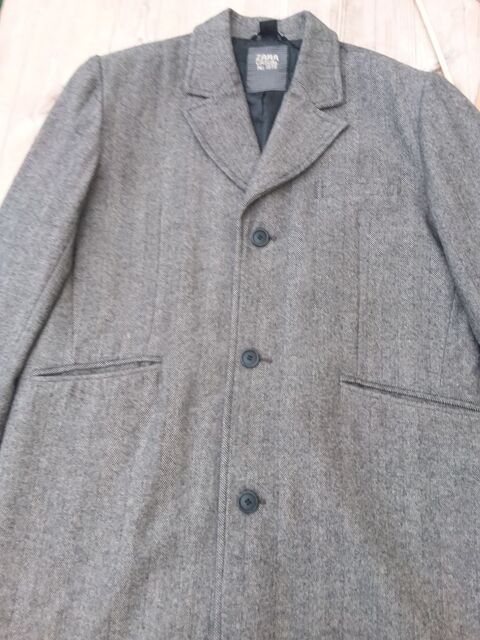 Manteau homme gris foncé  avec chevrons 40 Outreau (62)