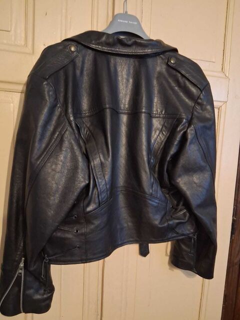 blouson cuir Perfecto cuir taille 42 180 Ginestas (11)
