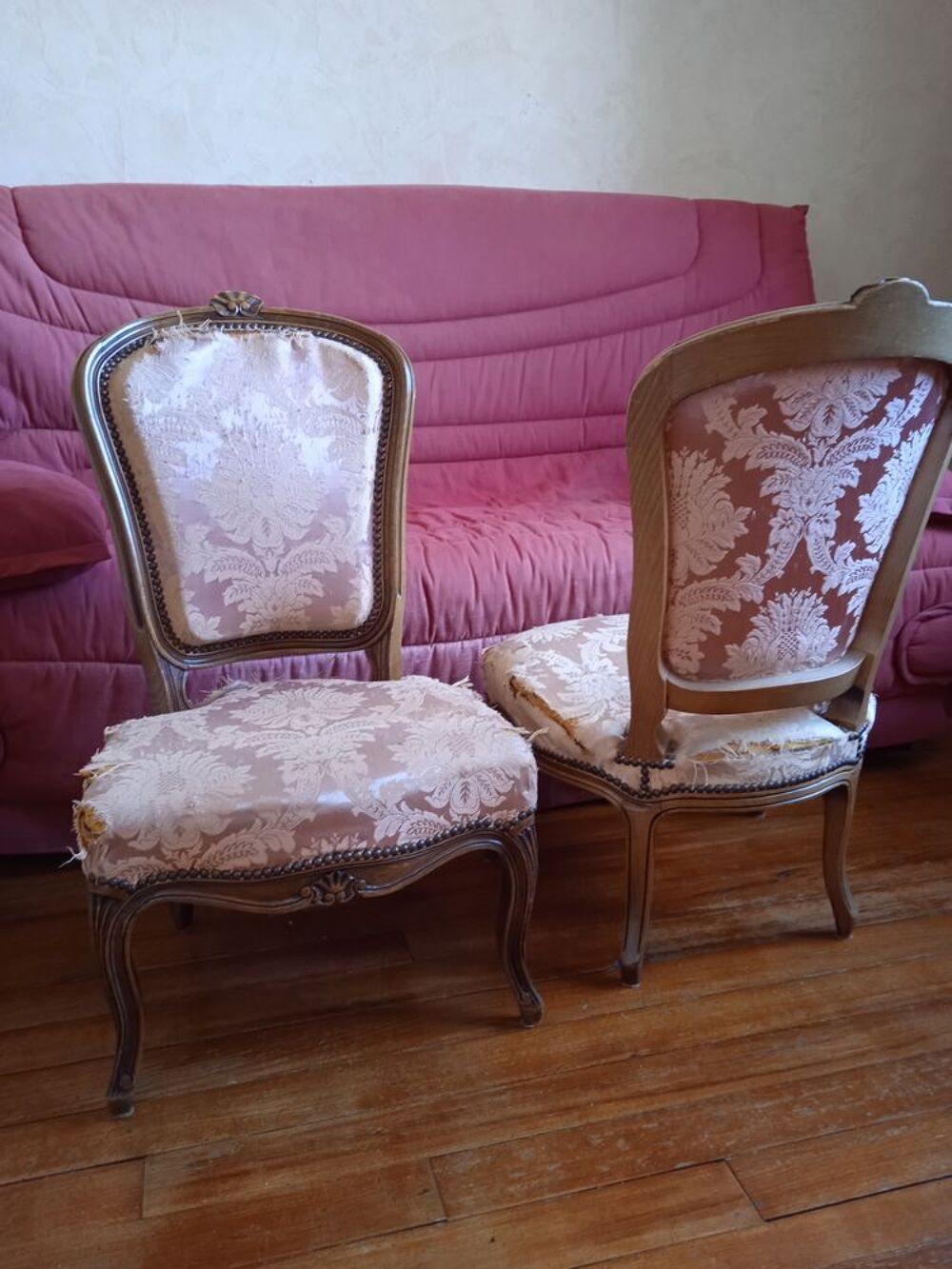 2 chaises Louis XV Meubles
