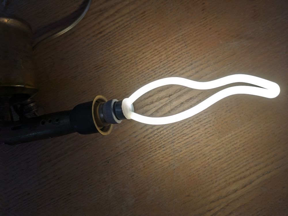Paire de 2 Lampes chalumeau de chevet avec ampoule flamme tr Décoration